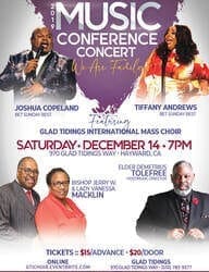 Glad Tidings Mass Choir Concert